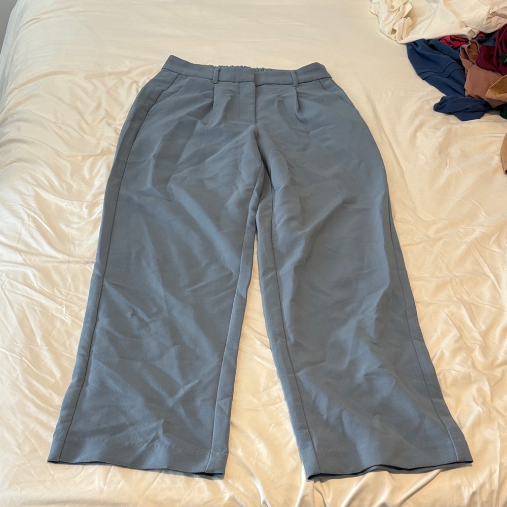 Stylish Gray Blue Pants